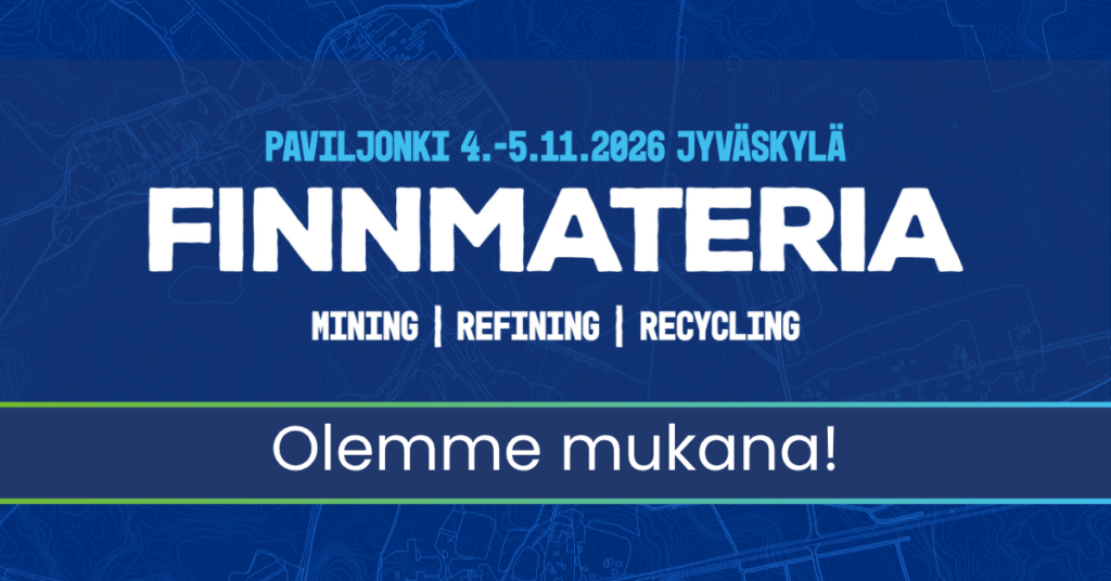 Olemme mukana Finnmateria-messuilla, osastolla B-136.